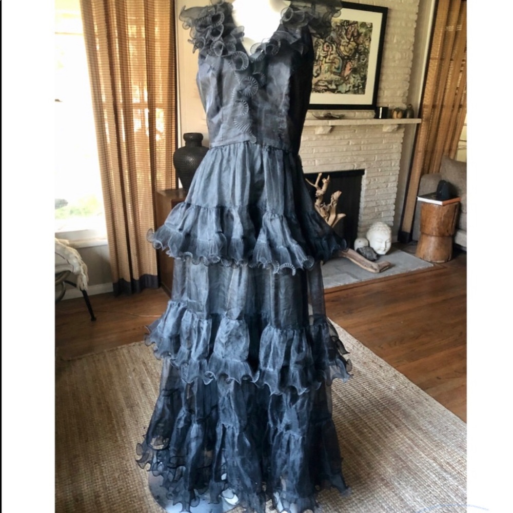 RARE Vintage Jay Morley for Fern Violette Gown